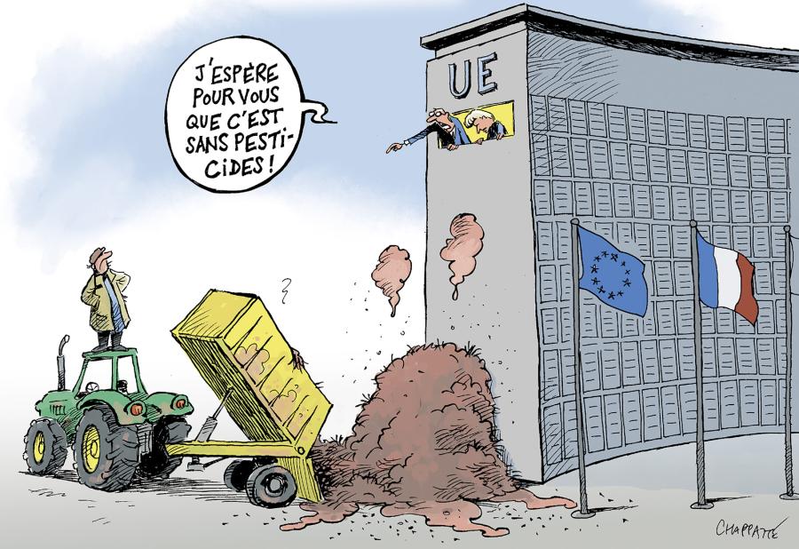 Les agriculteurs contre l'UE Les agriculteurs contre l'UE