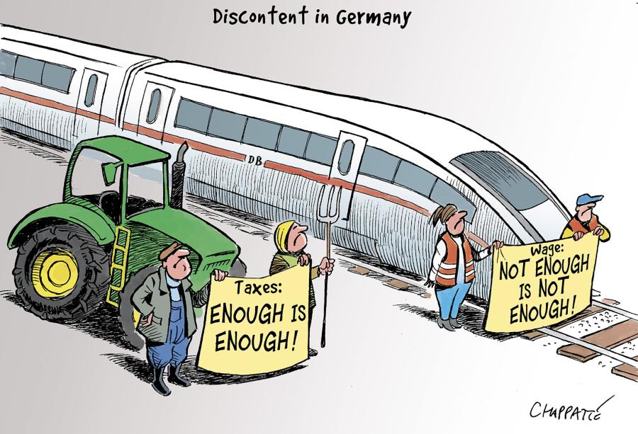 Discontent in Germany Discontent in Germany
