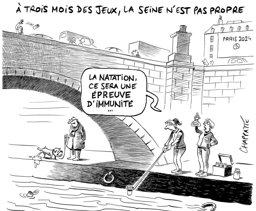 La Seine n’est pas propre La Seine n’est pas propre