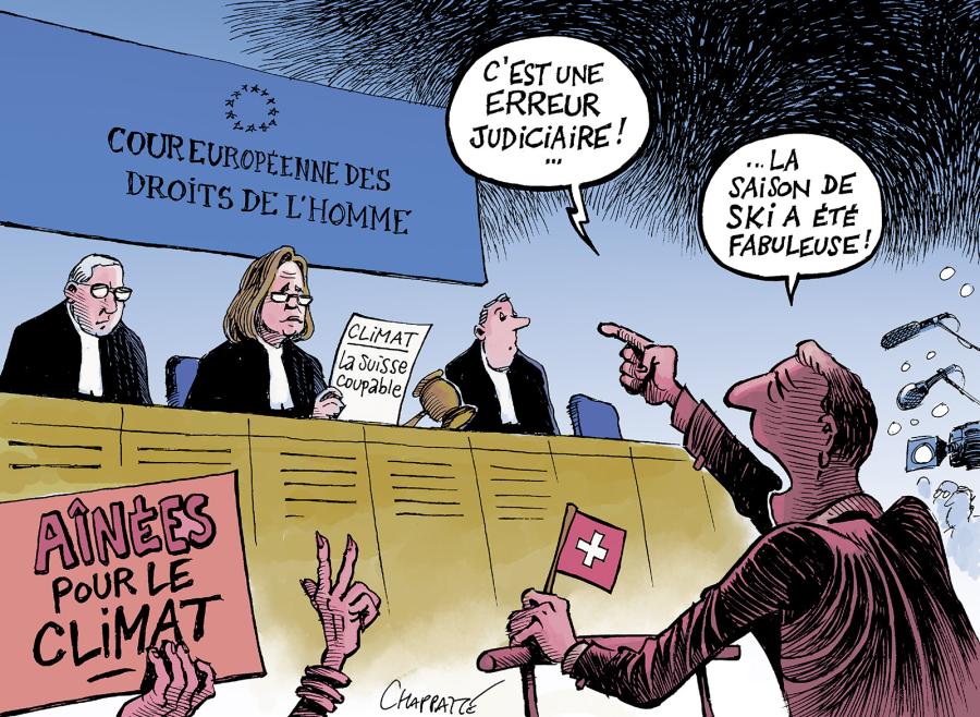 Climat: la Suisse condamnée par la Cour européenne Climat: la Suisse condamnée par la Cour européenne