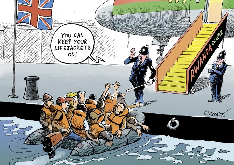The UK outsources asylum to Rwanda The UK outsources asylum to Rwanda