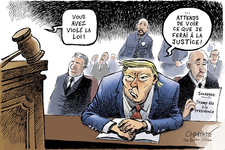 Trump fait face aux juges Trump fait face aux juges