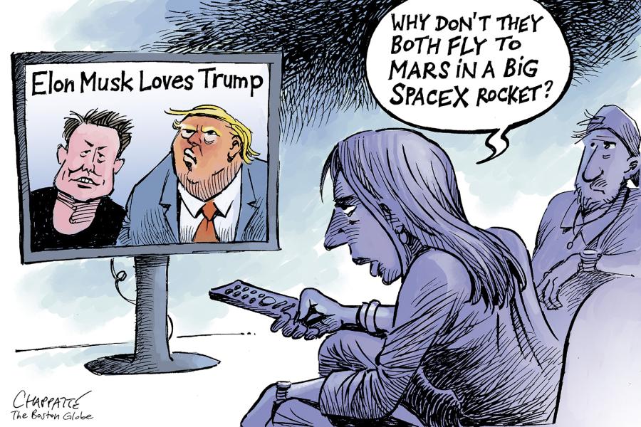 Elon and Donald, a bromance Elon and Donald, a bromance