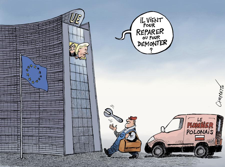 La Pologne entre deux camps La Pologne entre deux camps