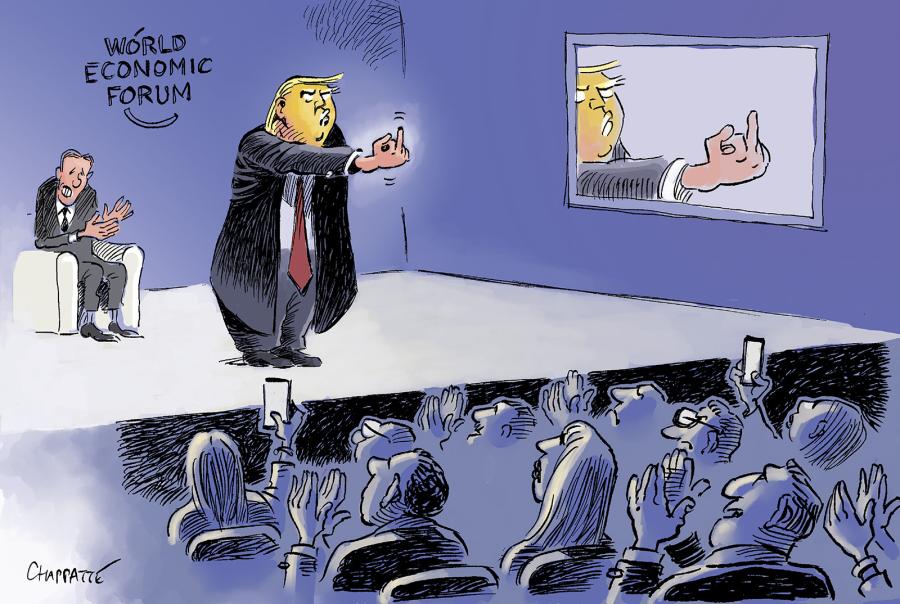 Trump's speech in Davos 