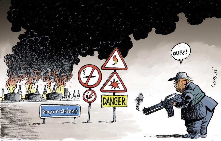 Le Moyen-Orient brûle 