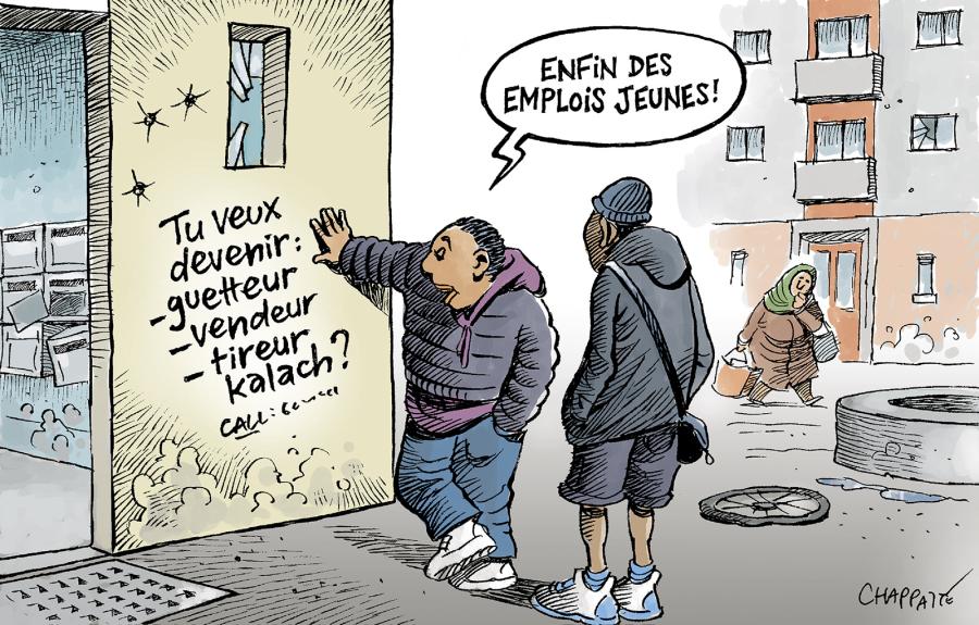Les narcos emploient des enfants 