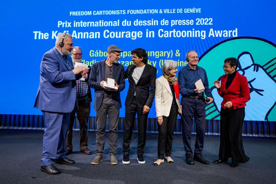Prix 2022 Freedom Cartoonists Foundation