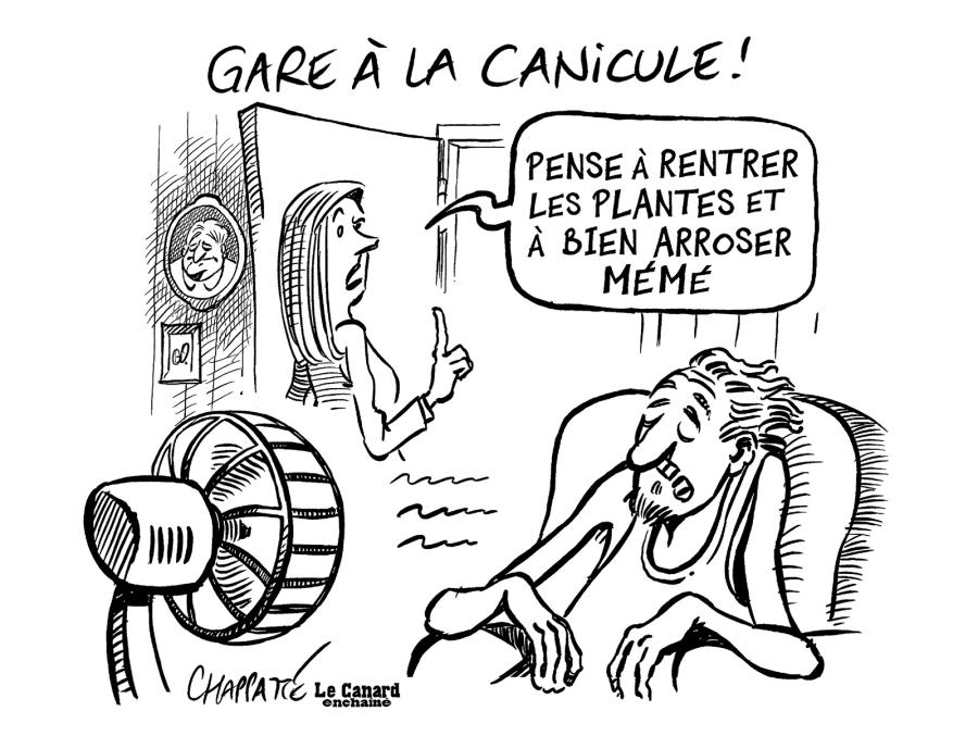 Gare à la canicule! Gare à la canicule! Gare à la canicule!