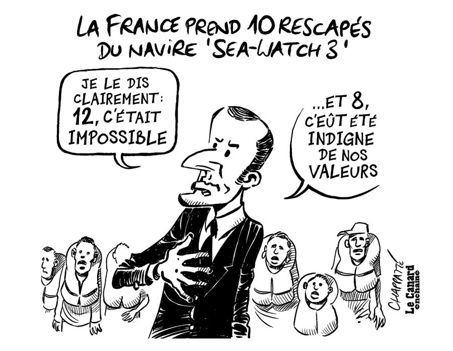 La France prend 10 rescapés du “Sea-Watch 3” La France prend 10 rescapés du “Sea-Watch 3”