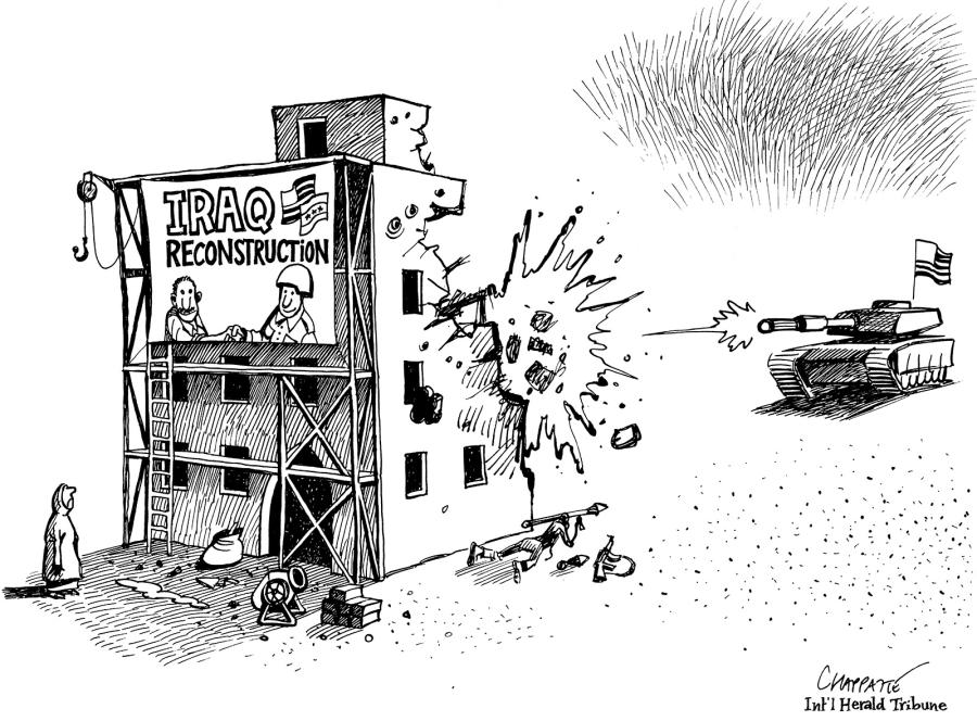 Occupation of Iraq | Globecartoon - Political Cartoons - Patrick Chappatte