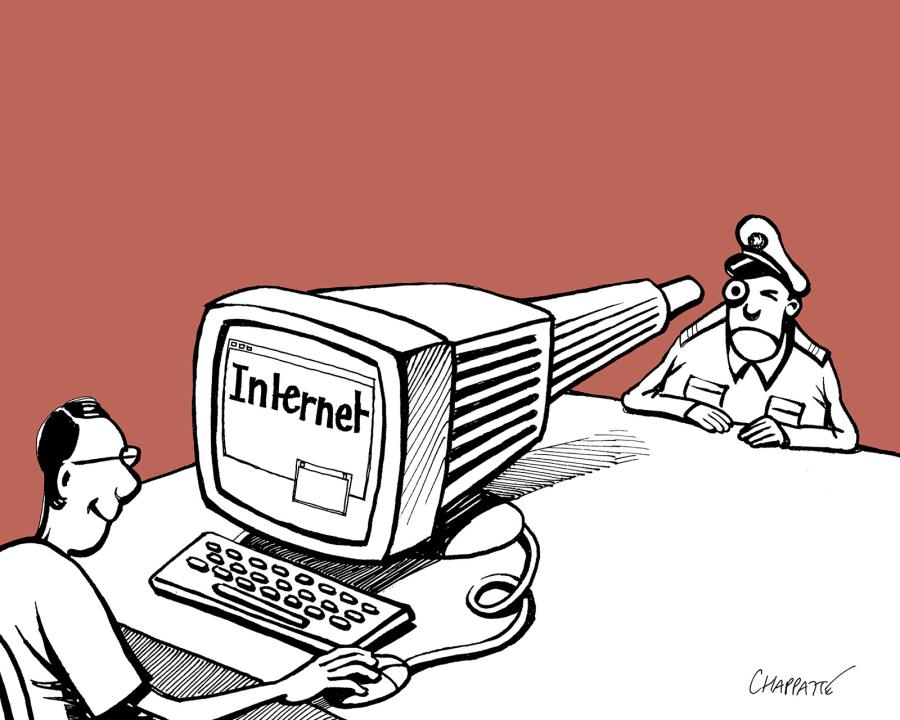 Internet And Censorship | Globecartoon - Political Cartoons - Patrick  Chappatte