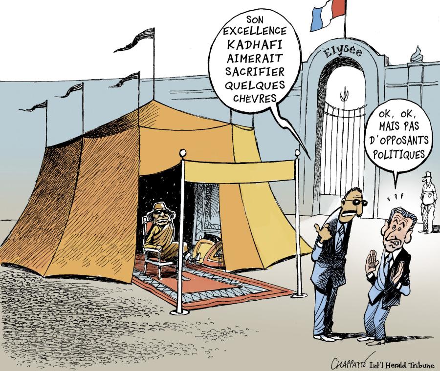 La visite de Kadhafi en France La visite de Kadhafi en France La visite de Kadhafi en France