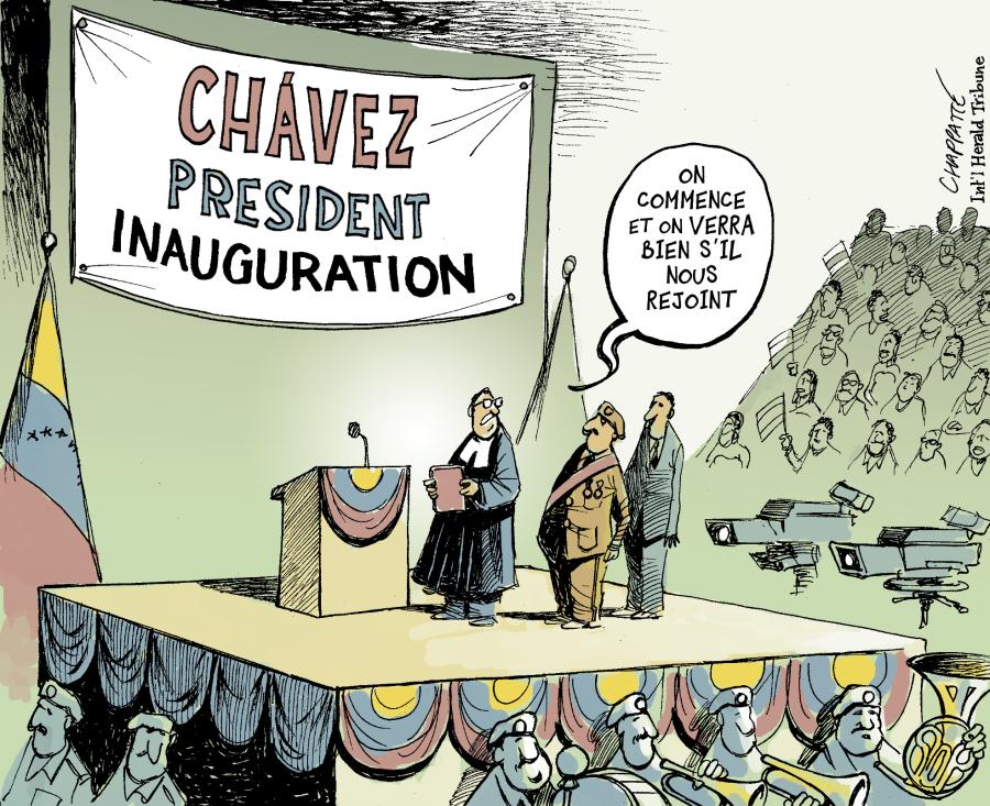 Où est Hugo Chavez? Où est Hugo Chavez? Où est Hugo Chavez?