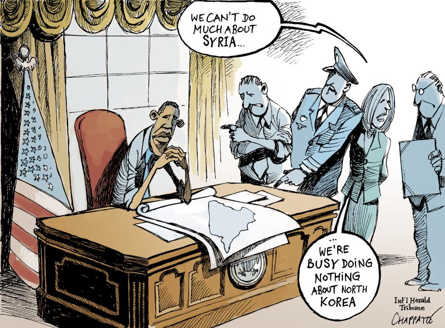 Obama's Foreign Policy | Globecartoon - Political Cartoons - Patrick  Chappatte