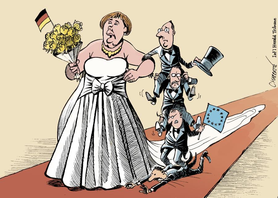 Le couple germano-européen Le couple germano-européen Le couple germano-européen