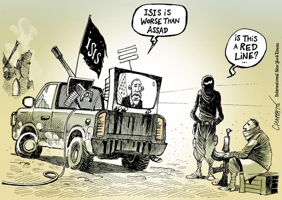 Coalition against ISIS | Globecartoon - Political Cartoons - Patrick ...