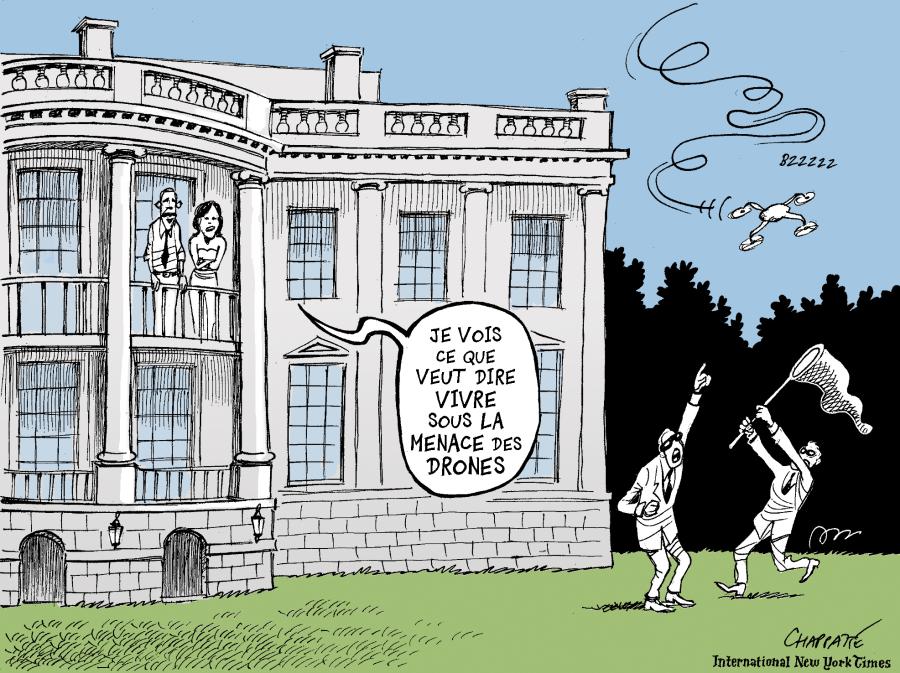 Un drone dans le périmètre de la Maison Blanche Un drone dans le périmètre de la Maison Blanche Un drone dans le périmètre de la Maison Blanche