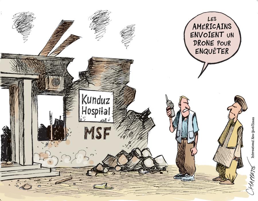 Bombardement de l'hôpital de MSF Bombardement de l'hôpital de MSF