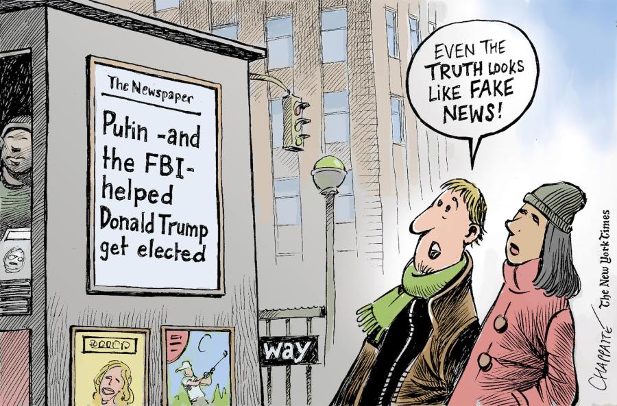 Russia Meddled In Us Election Globecartoon Political Cartoons Patrick Chappatte