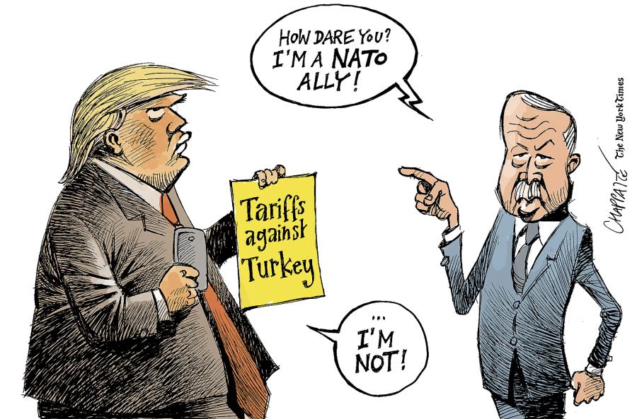 Row between the US and Turkey Row between the US and Turkey