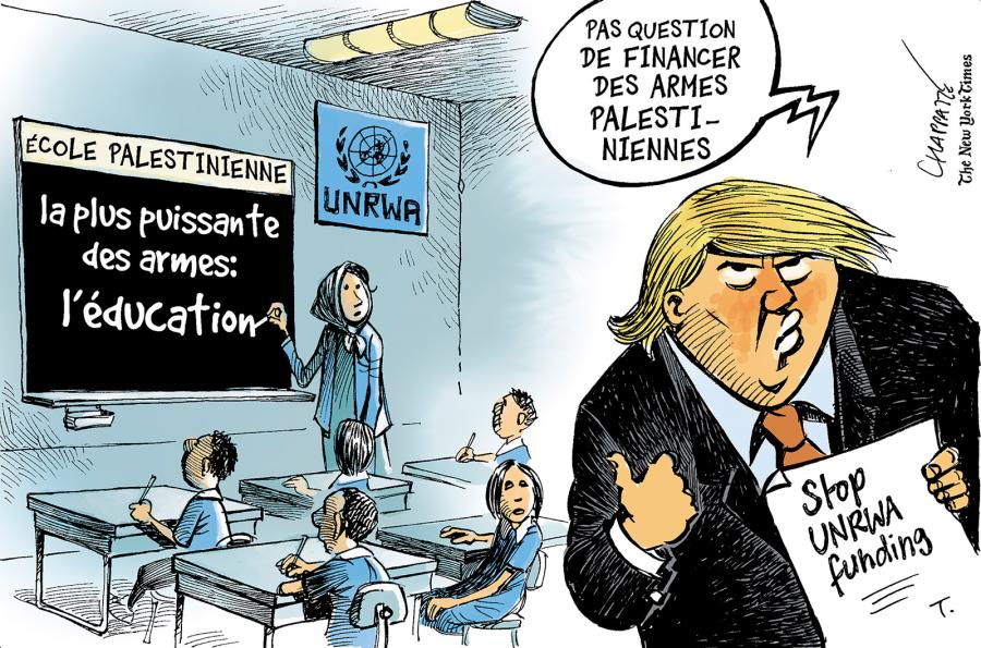 UNRWA: Trump coupe les vivres UNRWA: Trump coupe les vivres UNRWA: Trump coupe les vivres