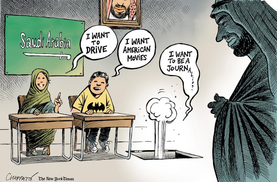 Reforms, the Saudi way | Globecartoon - Political Cartoons - Patrick  Chappatte