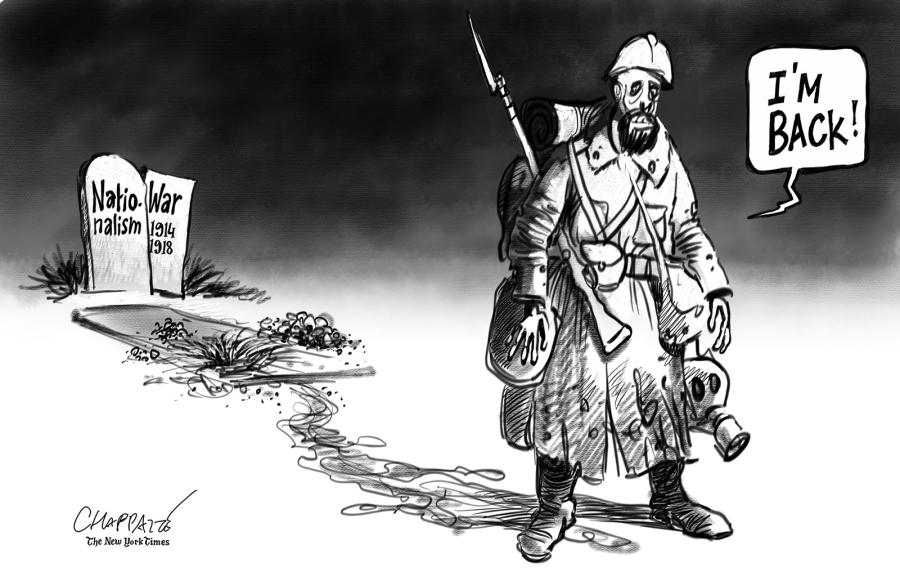 100 years after World War 1 | Globecartoon - Political Cartoons - Patrick  Chappatte