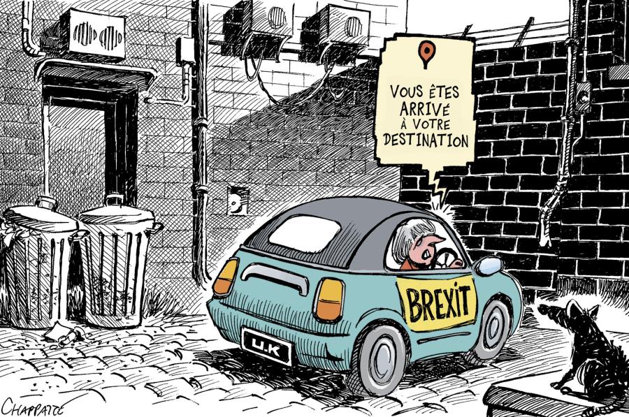 Theresa May est arrivée! Theresa May est arrivée! Theresa May est arrivée!
