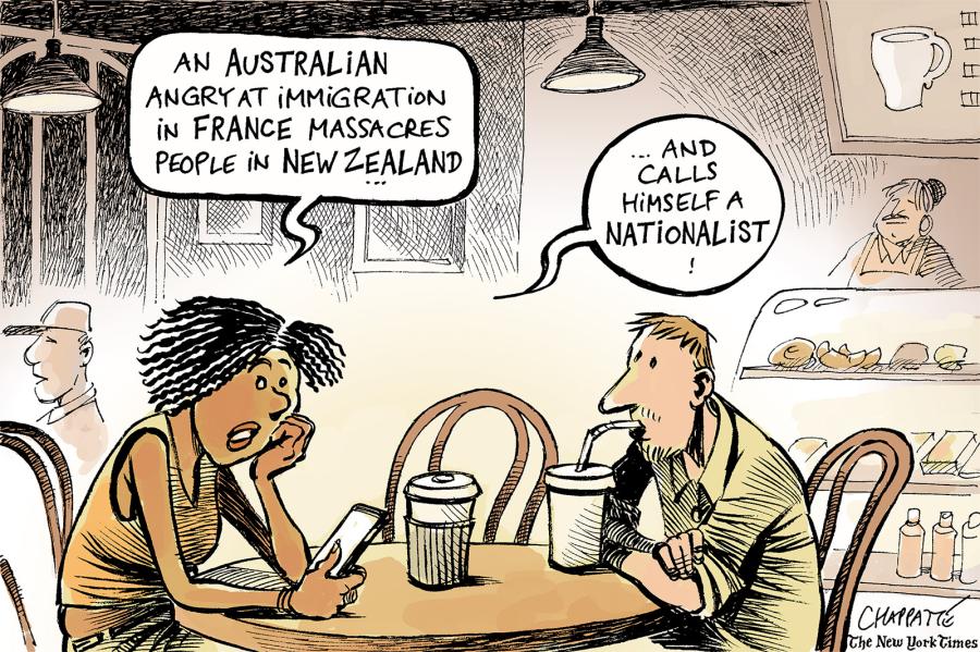 Massacre in a New Zealand mosque | Globecartoon - Political Cartoons -  Patrick Chappatte