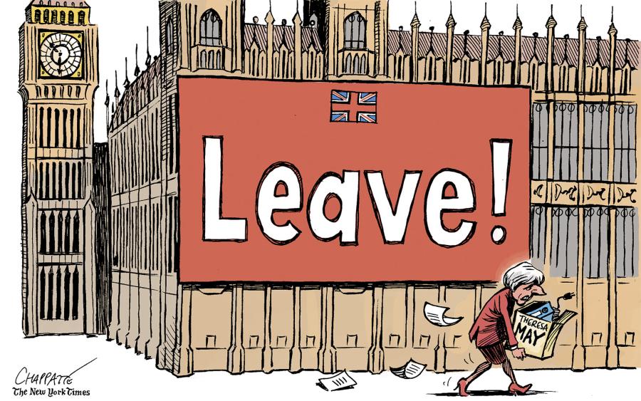 Theresa May is out Theresa May is out Theresa May is out