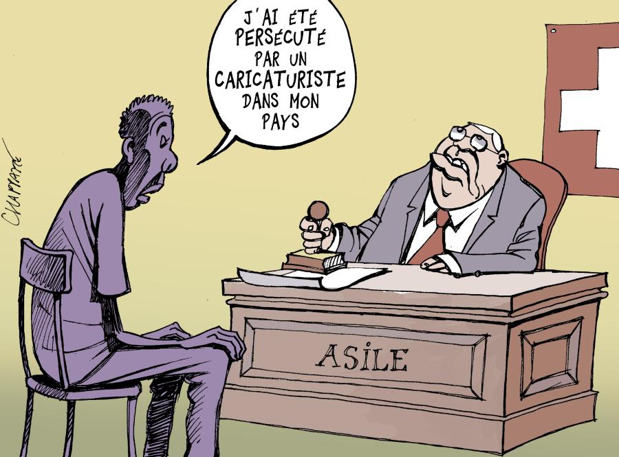 Blocher n'aime pas les caricatures Blocher naime pas les caricatures