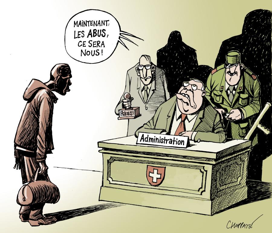 L'asile selon Blocher L'asile selon Blocher L'asile selon Blocher