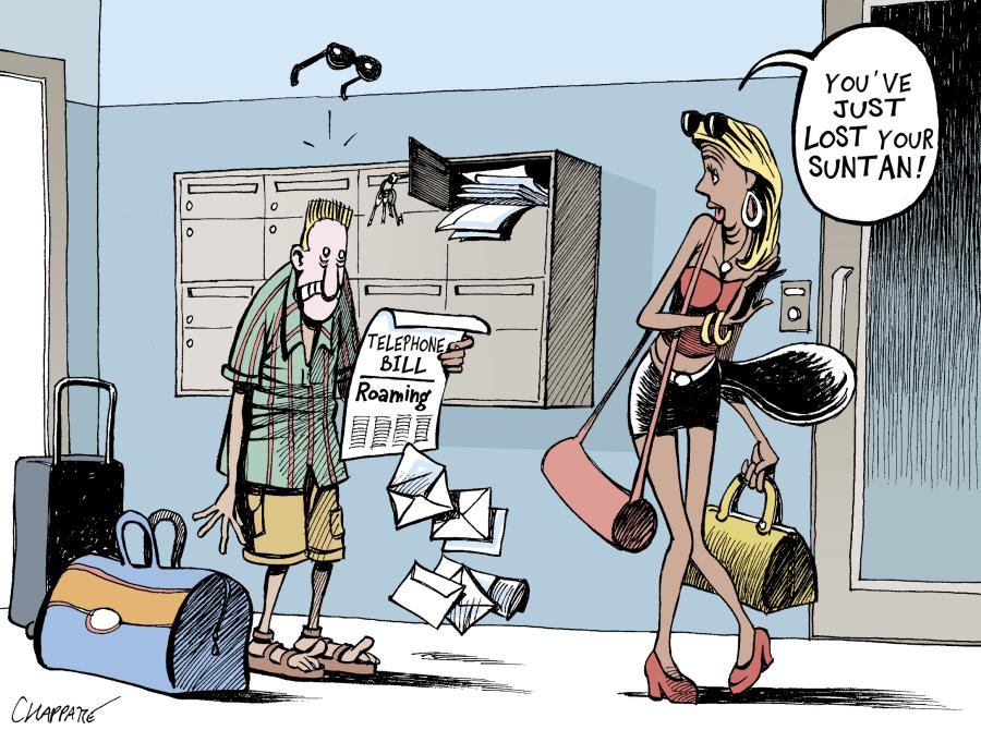 Summer vacation | Globecartoon - Political Cartoons - Patrick Chappatte Summer vacation | Globecartoon - Political Cartoons - Patrick Chappatte