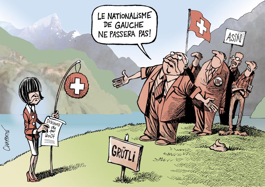 Bagarre autour du 1er août au Grütli Bagarre autour du 1er août au Grütli Bagarre autour du 1er août au Grütli