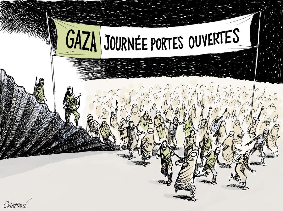 Chute du mur entre Gaza et lEgypte Chute du mur entre Gaza et lEgypte