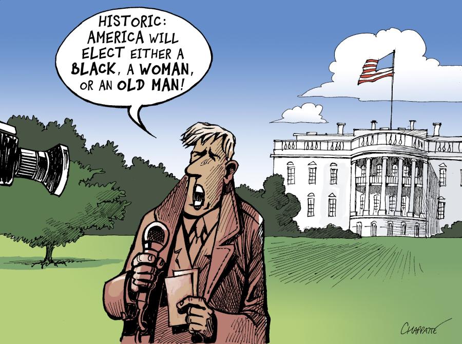 USA: The race is narrowing | Globecartoon - Political Cartoons - Patrick  Chappatte