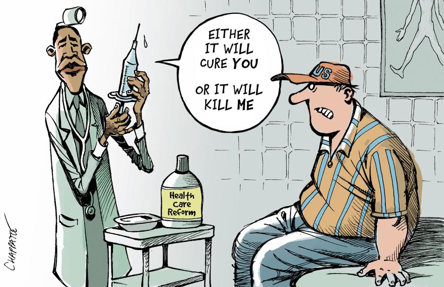 Dr Obama | Globecartoon - Political Cartoons - Patrick Chappatte