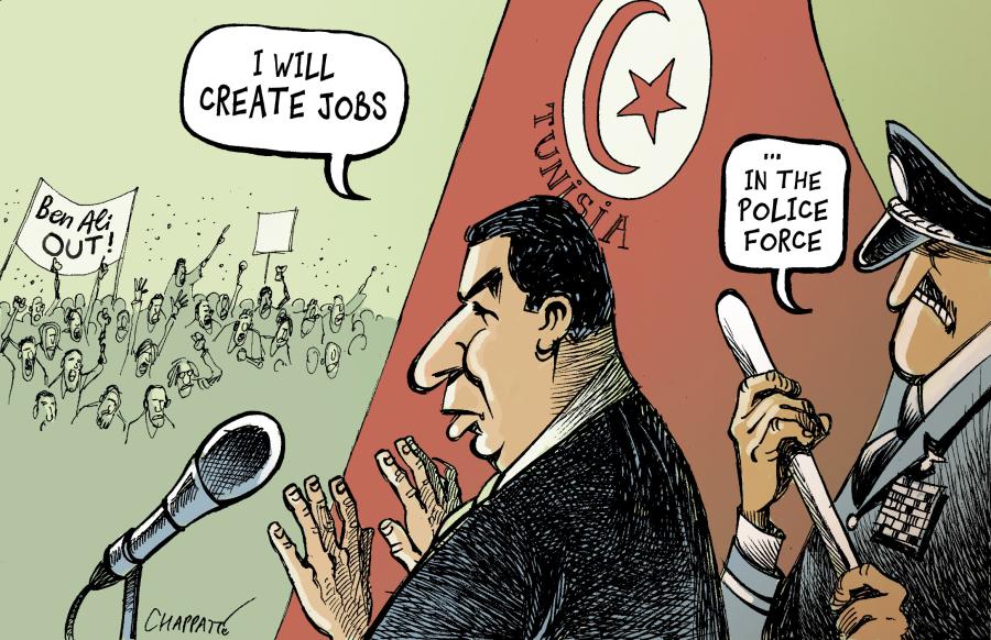 Anger in Tunisia Anger in Tunisia