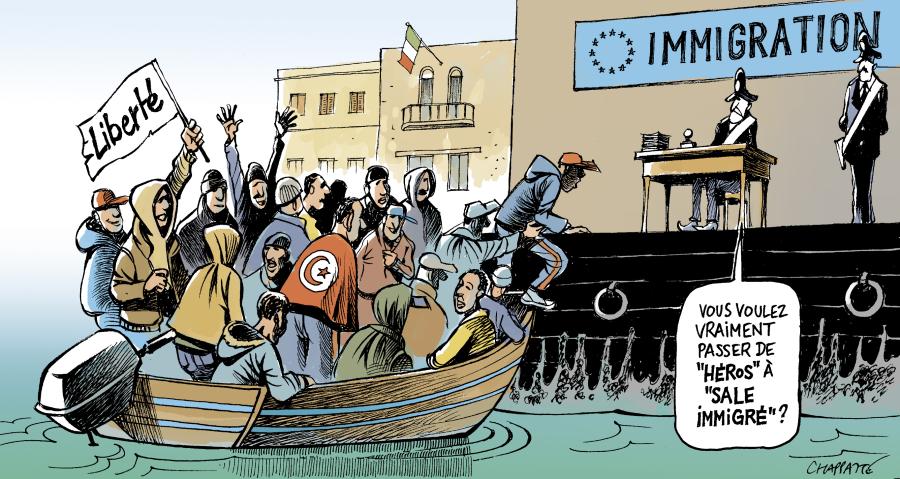 Lampedusa croule sous l'immigration Lampedusa croule sous l'immigration Lampedusa croule sous l'immigration