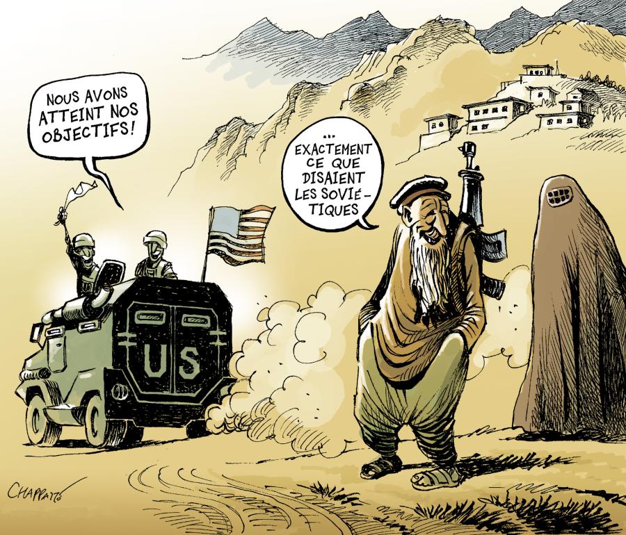 Retrait Dafghanistan Globecartoon Political Cartoons Patrick Chappatte 