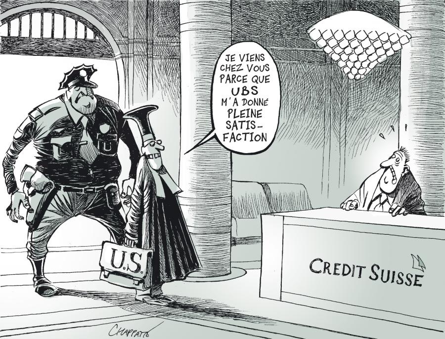 Le fisc U.S. s'en prend au Crédit Suisse Le fisc U.S. s'en prend au Crédit Suisse