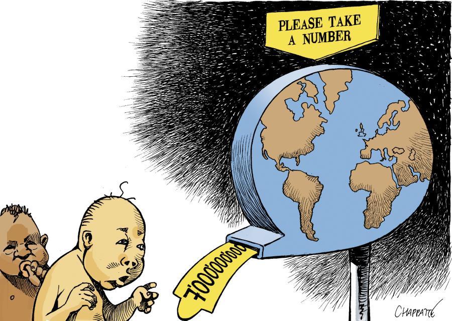 We are 7 billion! We are 7 billion! We are 7 billion!