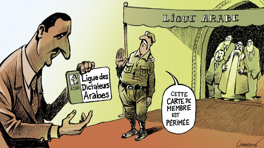 La Syrie au ban de la Ligue arabe La Syrie au ban de la Ligue arabe