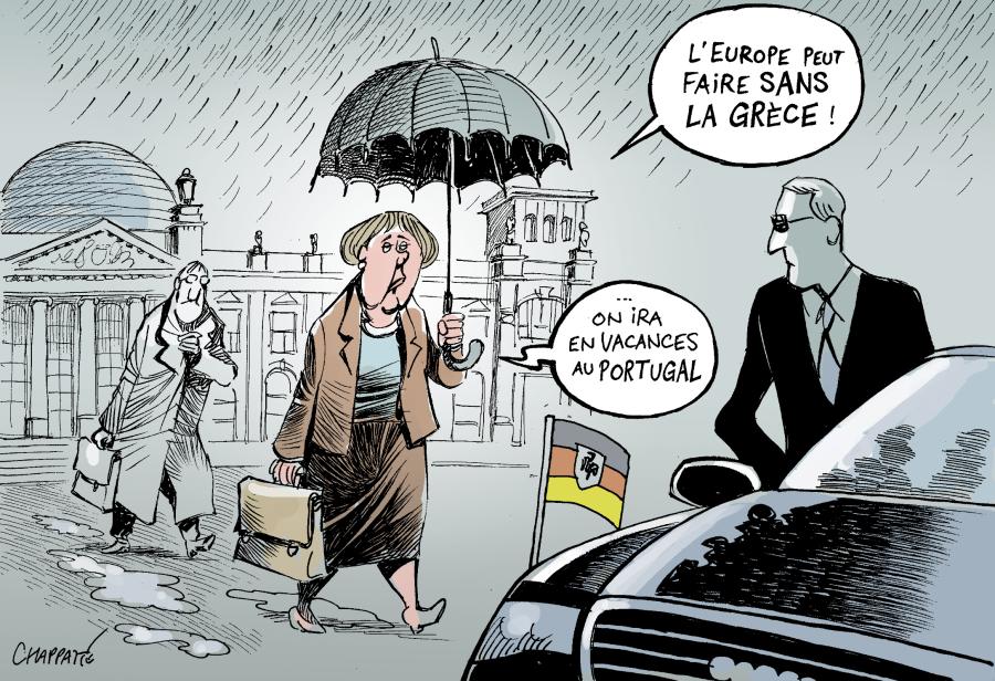 Merkel et la Grèce Merkel et la Grèce