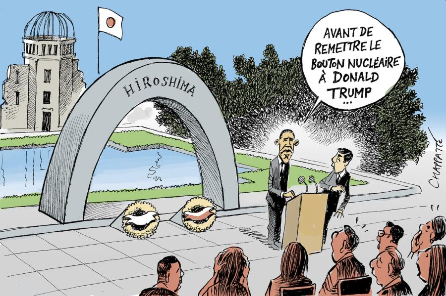 Obama à Hiroshima Obama à Hiroshima