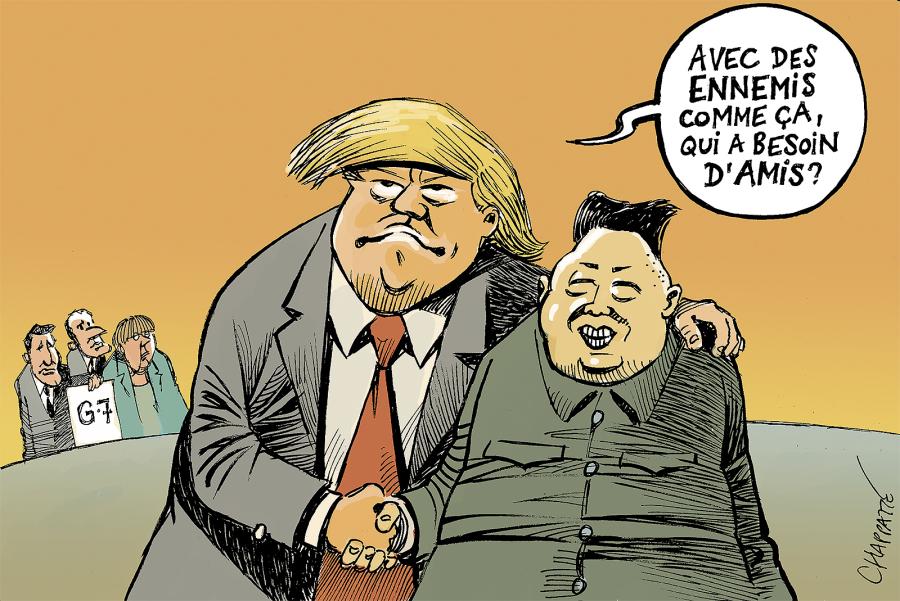 Donald Trump et Kim Jong-un Donald Trump et Kim Jong-un