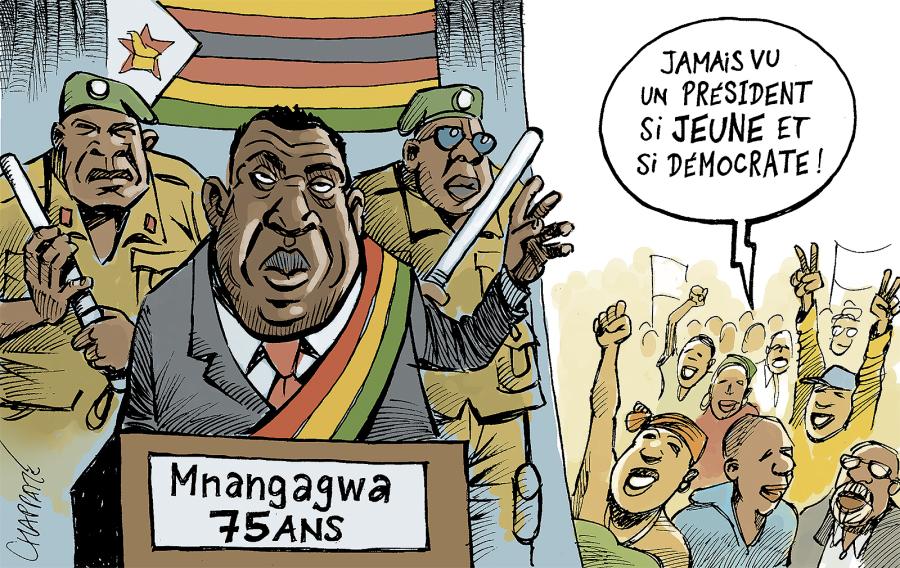 Nouveau président du Zimbabwe Nouveau président du Zimbabwe