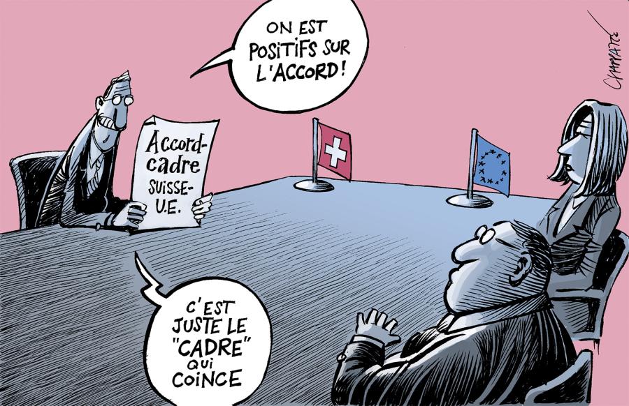 Réserves suisses sur l'accord-cadre avec l'UE Réserves suisses sur l'accord-cadre avec l'UE Réserves suisses sur l'accord-cadre avec l'UE