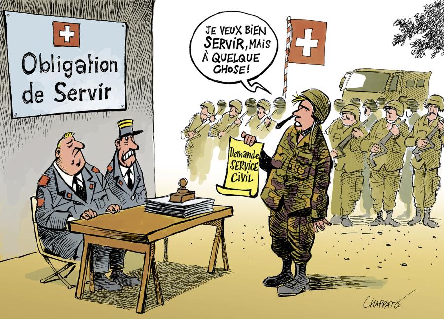 Les jeunes désertent l’armée suisse Les jeunes désertent l’armée suisse